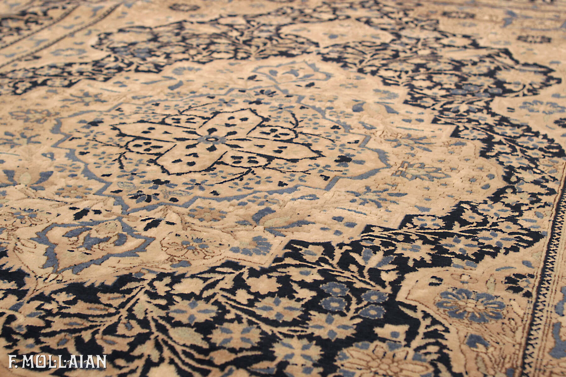 Teppich Persischer Antiker Kashan Mohtasham n°:65928049